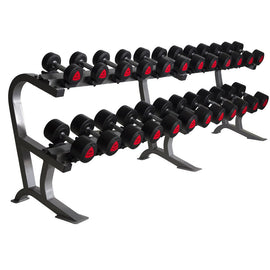 12 PAIR DUMBBELL RACK WITH WEIGHT PAIR SETS 500KG TOTAL - Sallys Home