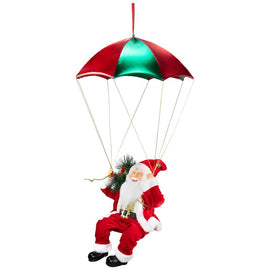 18 Inch Christmas Santa With Parachute - Sallys Home