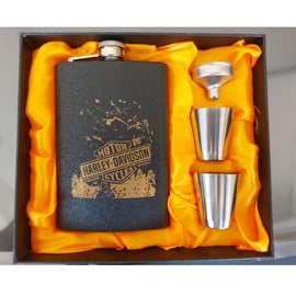 Stainless Steel Liquor Whiskey Flask With Funnel And Stylish Gift Box