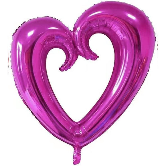 26 Inch Foil Balloon Heart Shape Pink - Sallys Home