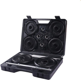 LIVEUP ADJUSTABLE 20KGS DUMBBELL SET WITH PACK CARRY CASE - 0