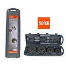 ADJUSTABLE DUMBBELL AND BARBELL SET WITH CARRY CASE