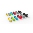 5KG STUDIO VINYL DUMBBELL COLOURED SET PAIR LIVEPRO - Sallys Home