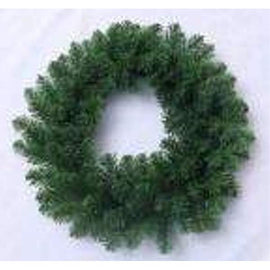 60Cm+130Tips Green Wreath In Opp Bag - Sallys Home