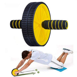 Power Stretch Ab Workout Wheel Roller Exercise Equipment