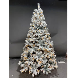 6Ft ,7ft Flocked PVC Christmas Tree - Sallys Home