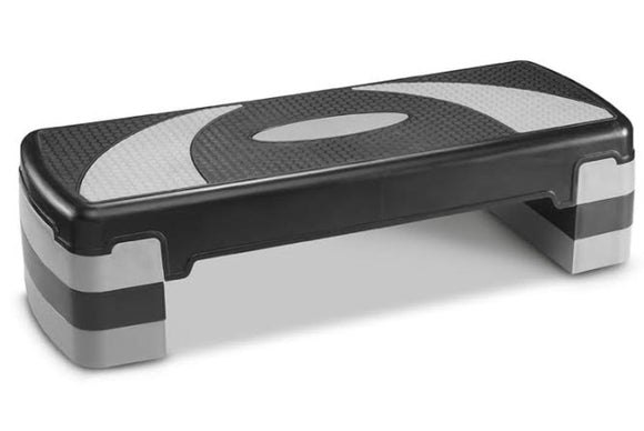 2 SIZE ADJUSTABLE AEROBIC EXERCISE STEP