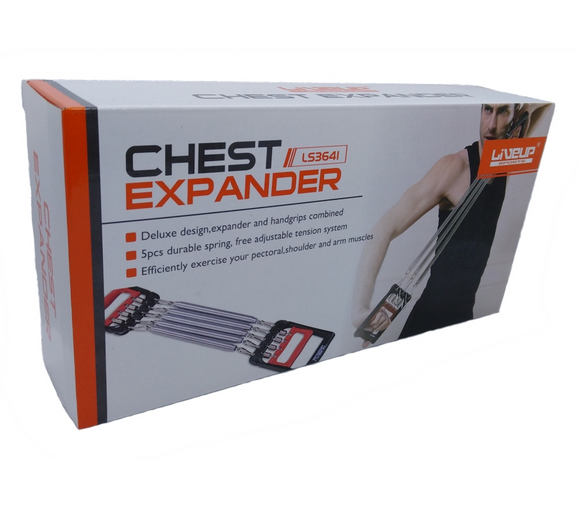 CHEST EXPANDER EXERCISE PULL METALLIC SPRINGS