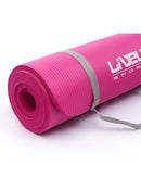 LIVEUP ANTI-SLIP YOGA SPORTS EXERCISE MAT 12MM 180 x 60 PINK-2