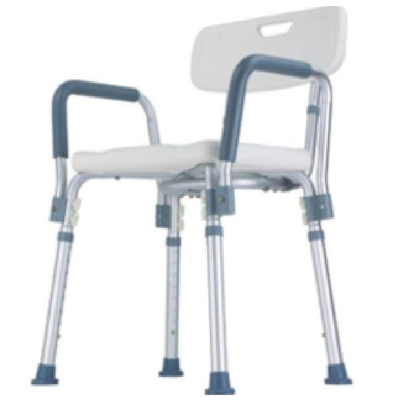 Aluminium Shower Chair With Quick Release Backrest - Sallys Home