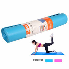 ANTI - SLIP YOGA SPORTS EXERCISE MAT 4MM BLUE - Sallys Home