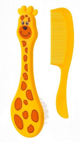Baby Care Brush & Comb Combo Jungle Buddies PP, Nylon - Sallys Home