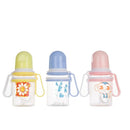 Baby Feeding Bottle With Silicone Nipple, Character Hood, Cap With Handle 8Oz Jungle Buddies - Sallys Home