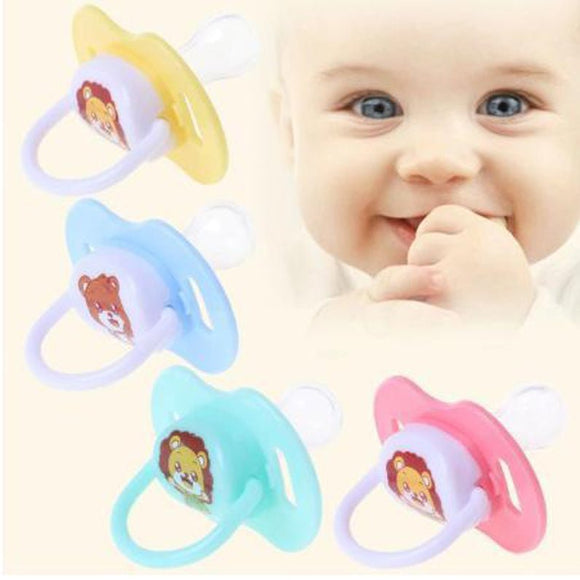 Baby Food Grade Silicone Natural Baby Pacifier Baby Soother with Clip, BPA Free, Jungle Buddies - Sallys Home
