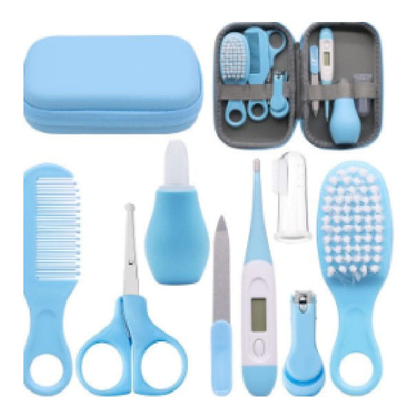 Baby Grooming Kit 8pcs In Zip Around Hard Case - Sallys Home