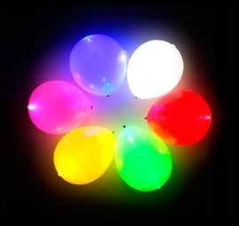 Balloon With Led Light Lights Upto 15Hrs Pack Of 5 Mix Color - Sallys Home