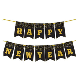 Banner Happy New Year – 19 X 78 CM - Sallys Home