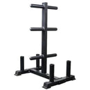 BARBELL PLATE WEIGHT STORAGE STAND WEIGHTBAR - Sallys Home