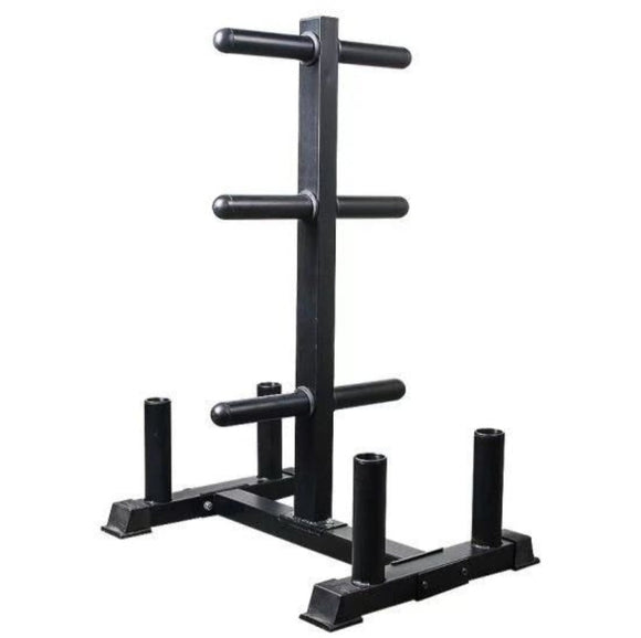 BARBELL PLATE WEIGHT STORAGE STAND WEIGHTBAR - Sallys Home