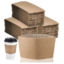Brown Corrugated Paper Sleeve To Hold 8Oz Hot Cups, Pack Of 25 - Sallys Home