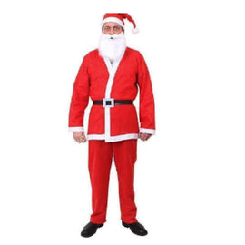 Christmas Cloth For Man (Hat, Beard, Cloth, Trouser, Belt) - Sallys Home