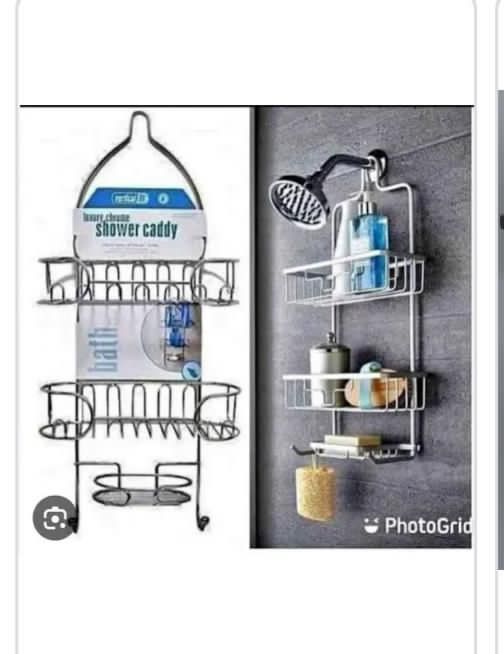 Chrome Shower Caddy Stainless Steel 3 - Tier Bathroom Organizer - Sallys Home