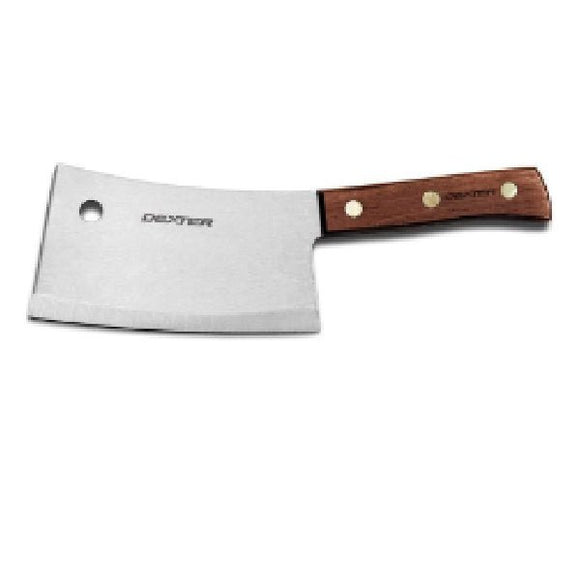 Cleaver 9 Inch, Stainless Steel Wooden Handle Code 173 - Sallys Home
