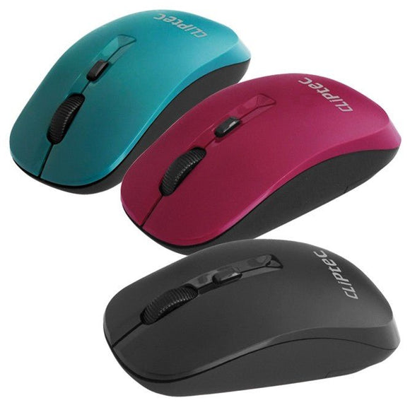 Cliptec 1600Dpi 2.4Ghz Wireless Optical Mouse – Smoothmax, Teal - Sallys Home