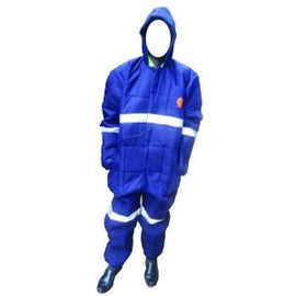 Cold Room Coverall With Reflective Strip M/L/Xl Blue - Sallys Home