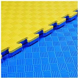 DOUBLE SIDED EVA INTERLOCKING GYM FLOOR PUZZLE MAT 1sqm 2cm - Sallys Home