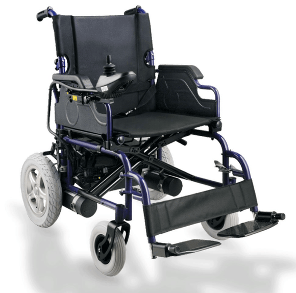 Electric Steel Power Wheelchair for Adult, Acid Battery, Foldable - Sallys Home