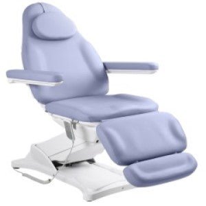 Electric Treatment Bed – PU Black Leather, Sponge, Plywood, Metal, Electric Motor, 240V With Fused UK Plug Cable - Sallys Home