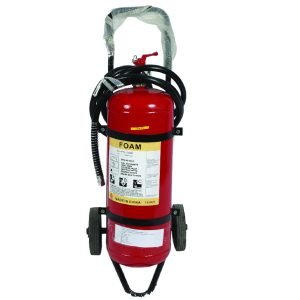 Fire Extinguisher Trolley Type Single Cylinder Foam 25Ltr Sunpower - Sallys Home