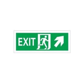 Fire Sign, Exit Direction 150X400Mm 15 - Sallys Home