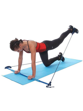 Fit Stick Pilates Alloy Bar Kit with Resistance Band Adjustable Exercise Stick Liveup - Sallys Home