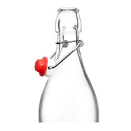 Glass Bottle with Swing Top Lid 500mL - Sallys Home