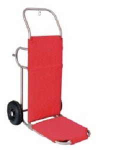 Hand Trolley Chrome With Black Carpet - Sallys Home