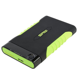 Hard Drive Armor, Usb 3.0 Win8/Mac 1Tb Silicon Power Black/Green - Sallys Home