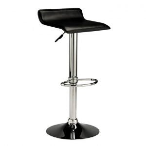 Height Adjustable Barstool Black Square – 40 x 45 x 61 - 81 cm - Sallys Home