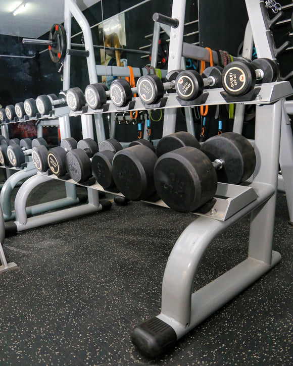 HIGH DENSITY GYM RUBBER FLOOR EXERCISE MATS 4pcs 1SQM - Sallys Home