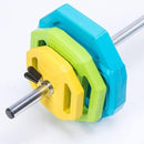 LIVEPRO 40KG STUDIO WEIGHT BARBELL SET WEIGHTBAR-2