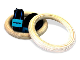 LIVEPRO WOODEN GYMNASTIC CALISTHENICS RINGS - 0