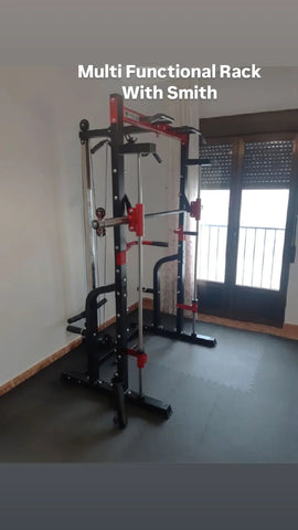 K - FIT MULTIFUNCTIONAL RACK WITH SMITH - Sallys Home