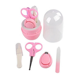 Kids Care Baby Nail Clipper, Nasal Tweezer, Cuticle Scissor & File On Blister Pack - Sallys Home