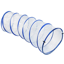 Kids Play Tunnel Clear Tunnel 270cm L x 60cm W x 60cm H - Sallys Home