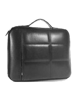 Laptop Bag Padded With Two Pockets PU Material Embossed for 10inch 27X20X3Cm Sendiwei Black - Sallys Home