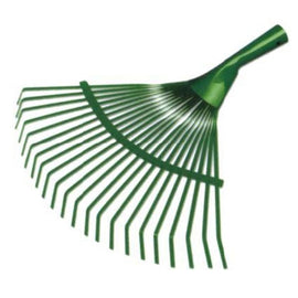 Leaf Rake, Metal Without Handle, Green - Sallys Home