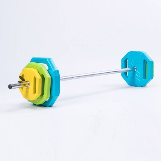 LIVEPRO 40KG STUDIO WEIGHT BARBELL SET WEIGHTBAR - Sallys Home