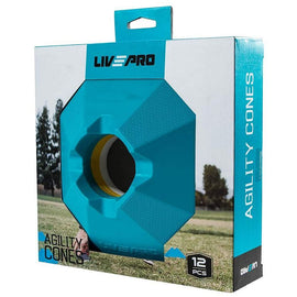 LIVEPRO AGILITY CONES 12PCS/SET - Sallys Home