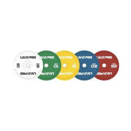 LIVEPRO ELITE COLORED RUBBER BUMPER PLATE PAIR LP8332 - Sallys Home